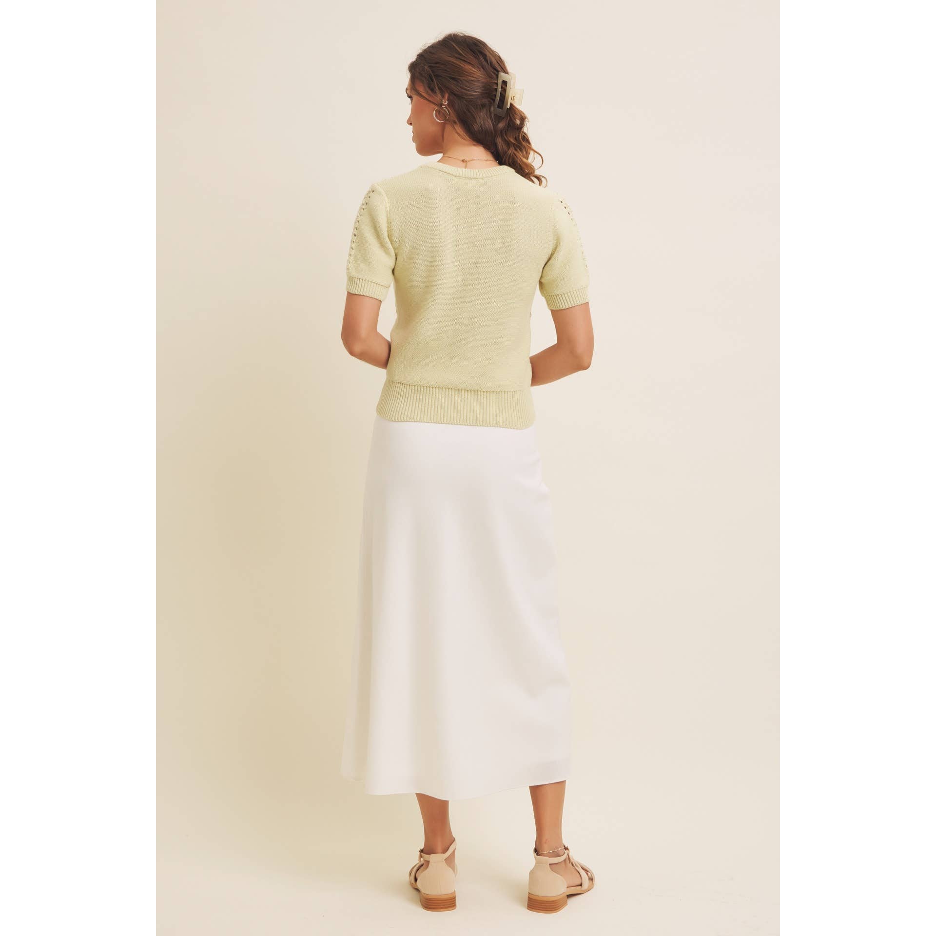 in february - Wholesale Skirt - Women's - VISCOSE LINEN BLEND BIAS CUT MAXI SKIRT WITH LINING37