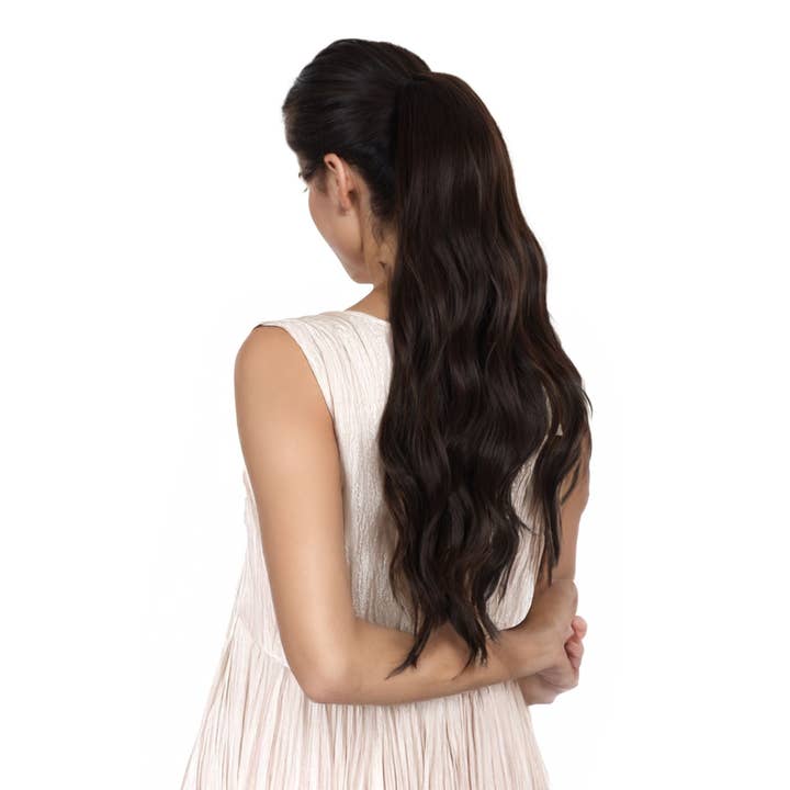 AK Brand - Wholesale Hair Extensions - Long Drawstring Ponytail Hair Extension 22 Inch Synthetic18