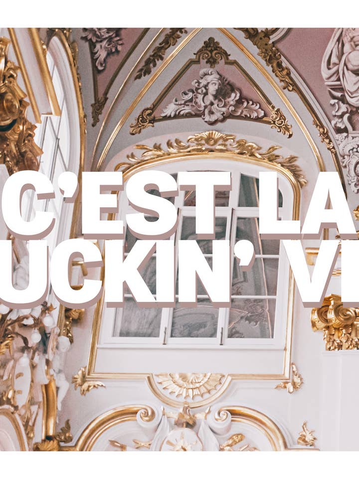 C'est la Vie Landskabskunst Print for engroshandel hos STUDIO DIMANCHE