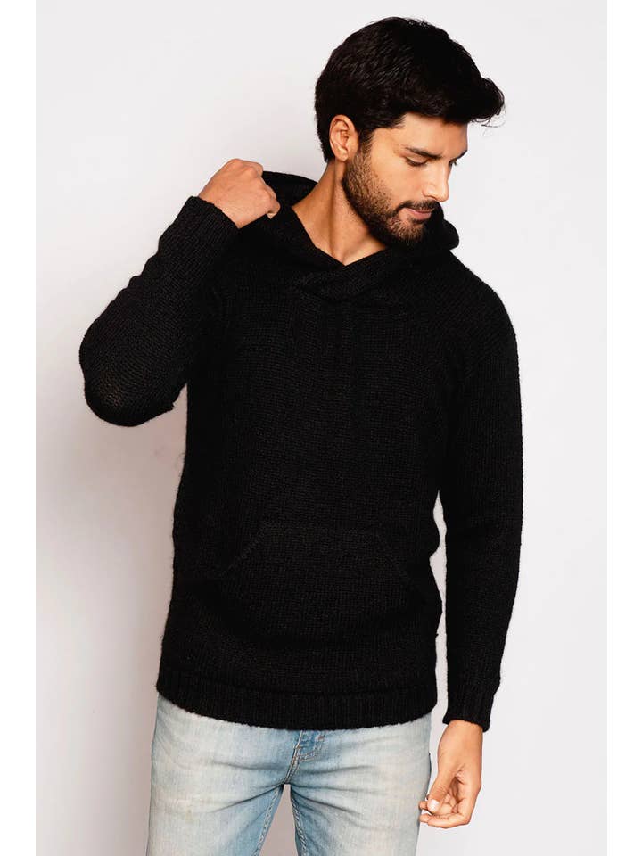 Alpaca Collections - Wholesale Hoodie - Men's - Brian Alpaca Hoodie1