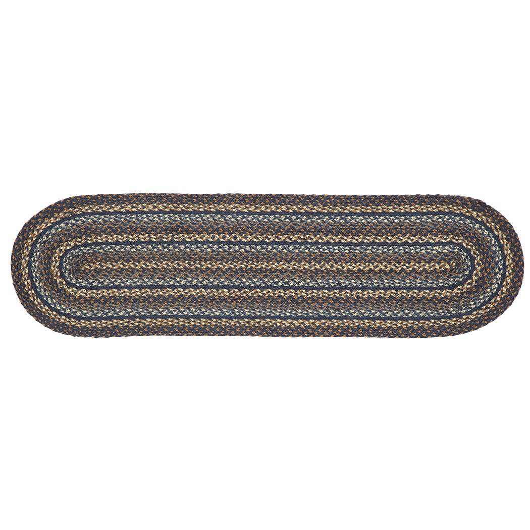 IHF HOME DECOR/IHF RUGS - Wholesale Area Rug - Denim Braided Jute Area Rug & Tabletop Collect BR-2872