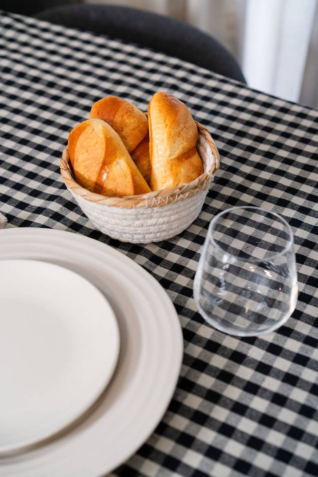 Fabstyles - Vente Nappes - NAPPE VICHY À CARREAUX25