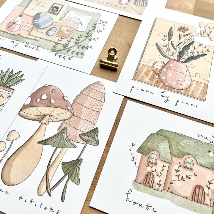 Nikki Dotti – Impressão artística por atacado – Conjunto de impressões artísticas - Em casa2