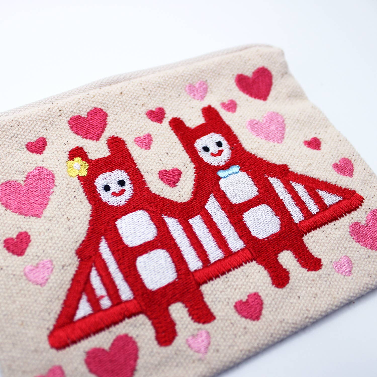 Tomoko Maruyama - Wholesale Coin Purse - Unisex - Embroidered San Francisco Golden Gate Twins Coin Purse2