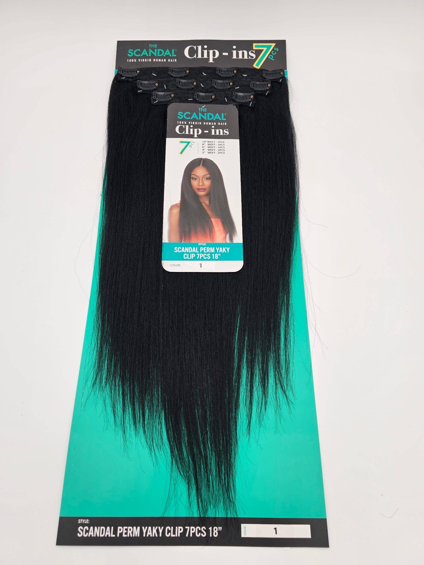 Latour Hair Beauty Supply - Wholesale Hair Extensions - SCANDAL PERM YAKY CLIP 7PCS12
