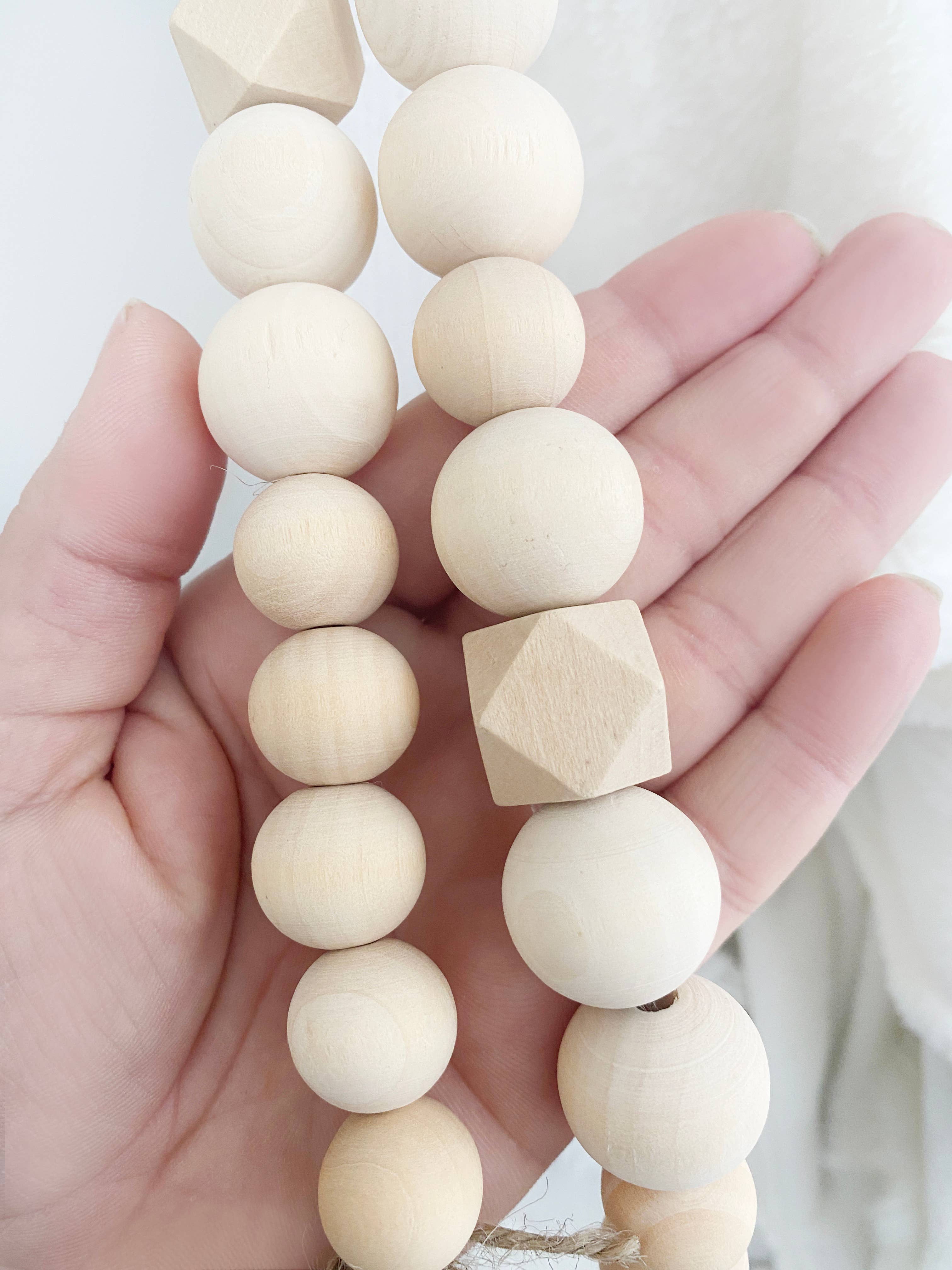 Simply Styled Art - Wholesale Bunting/Garland - Geometric Wood Bead Garland14