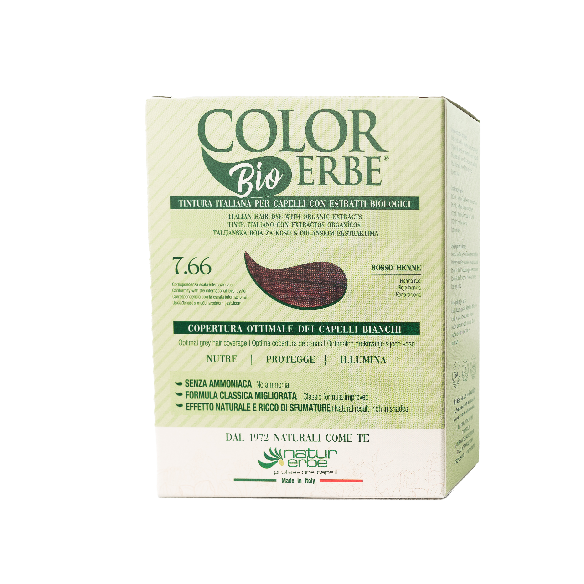 COLOR ERBE - Wholesale Hair Dye - Color Erbe Estr. Dye Bio Henna Red (7.66) - Made in Italy4
