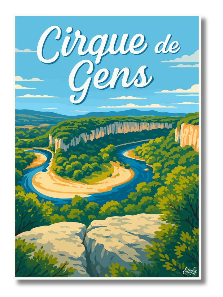 Cirque de Gens Poster for wholesale by ELIOKA