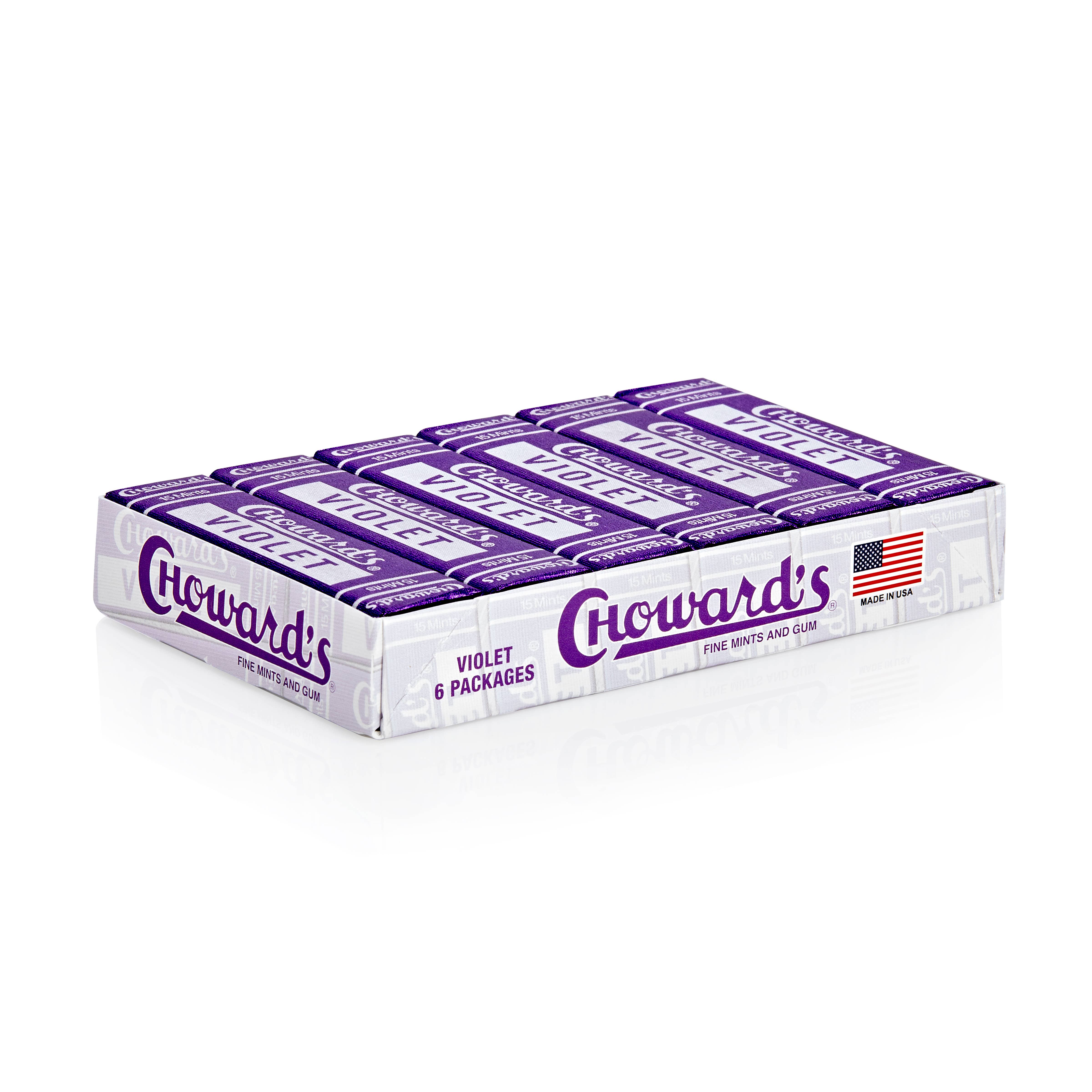 C. Howard Company, Inc. - Wholesale Mints - Choward's Violet mint 6 pack multi pack1