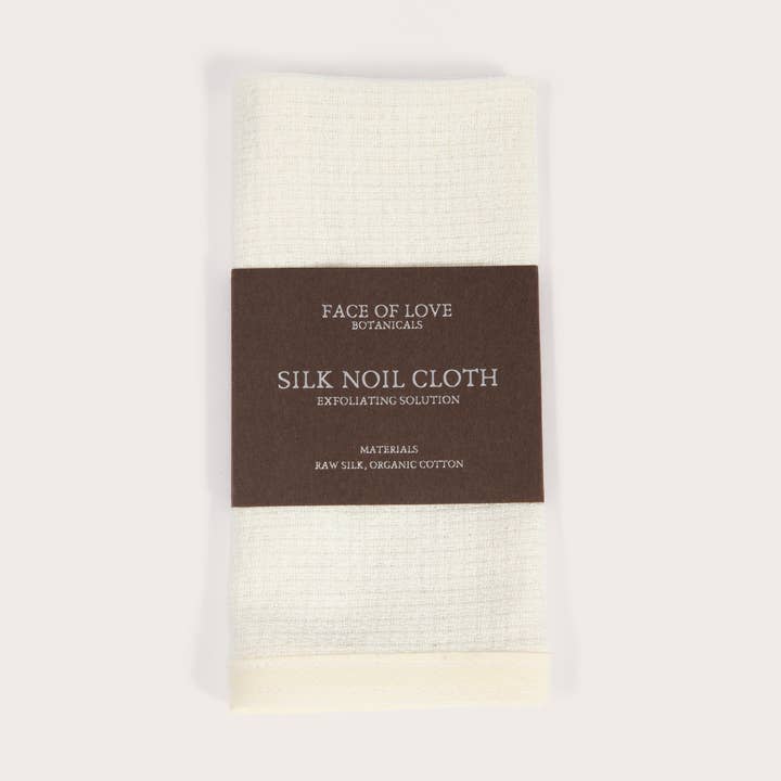 Silk Noil Cloth - Gentle Exfoliating Solution for wholesale by Face of Love Botanicals