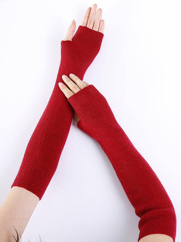VividLux – wholesale Gloves – Women's – Knitted 7 Colors Sleevelet Accessories6