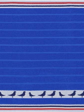 2KT Küche Terry - 6er-Pack Blaue Küstenvögel für den Großhandel von Mierco European Linens
