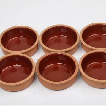 GJE Terracotta - Wholesale Baking Dish - 5.5-inch Baking Clay Bowl, Terra cotta Baking Dish.