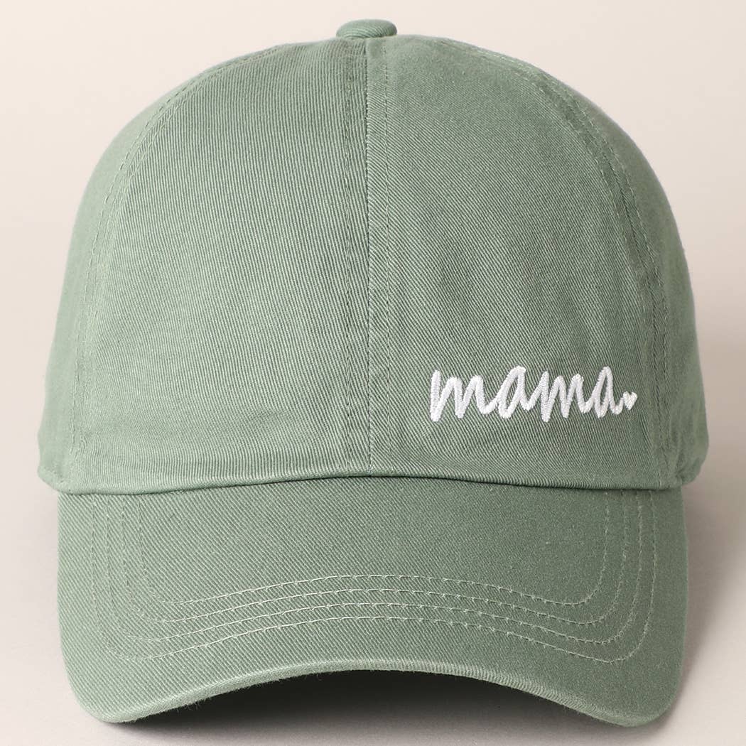 Fashion City - Wholesale Baseball Cap - Women's - Mama Letters Embroidered Baseball Cap3