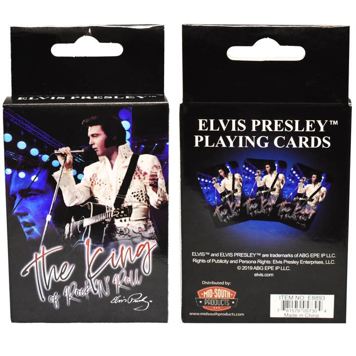 MID-SOUTH PRODUCTS - Wholesale Playing Cards - Elvis Playing Cards - The King0