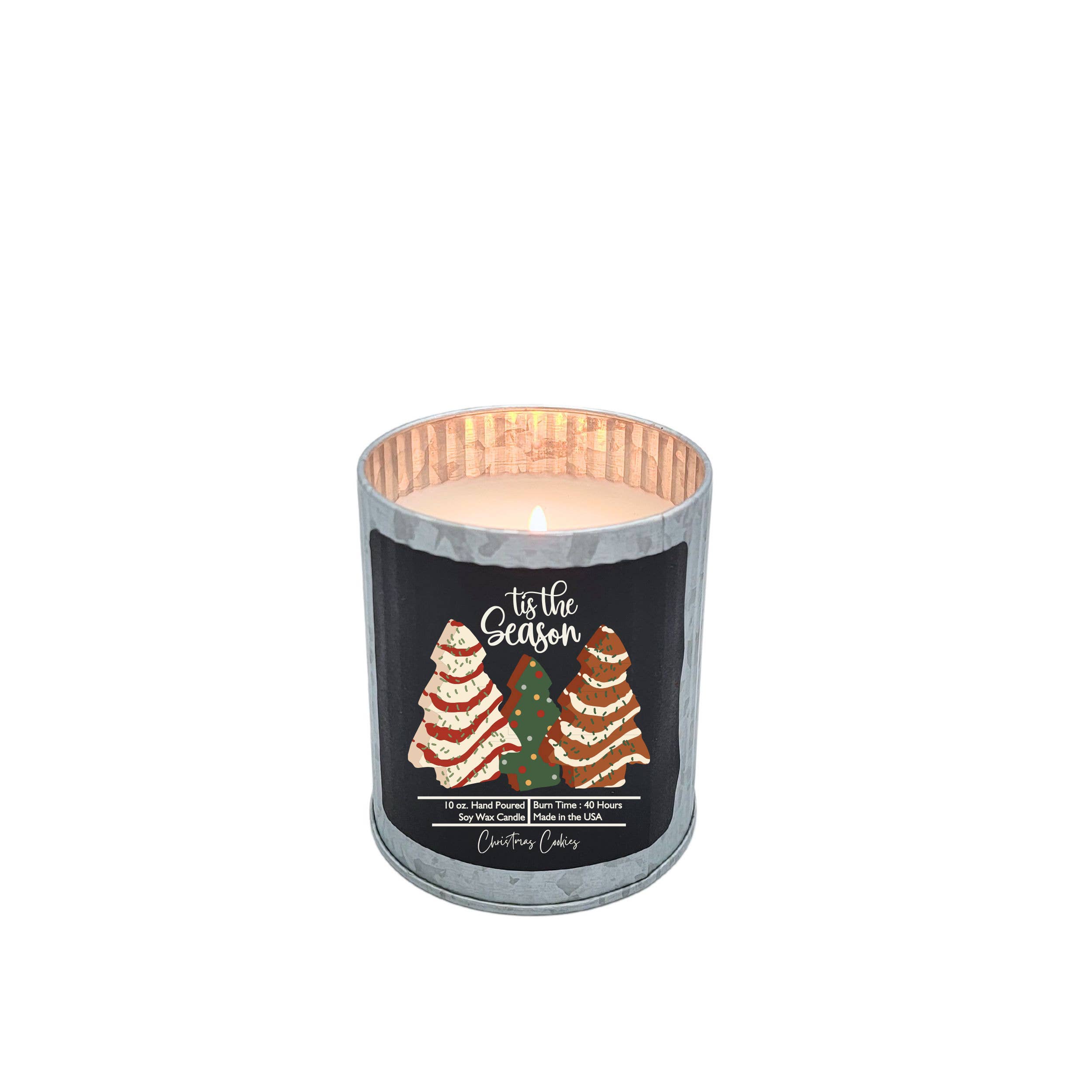 Driftless Studios - Wholesale Jar/Filled Candle - Tis the Season - Soy Wax Candle - Rustic Christmas Candles3