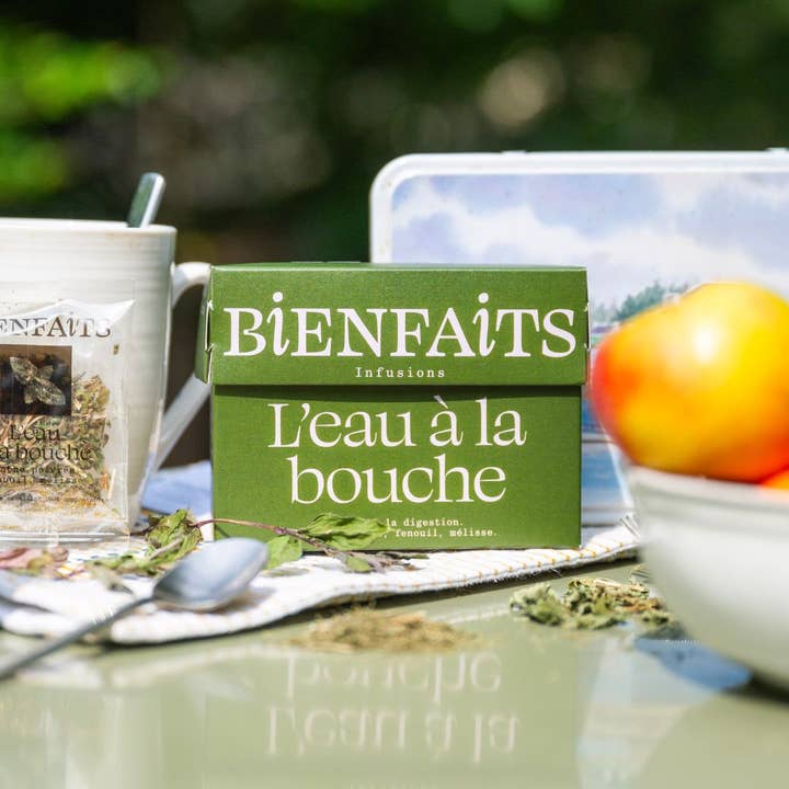 Bienfaits Infusions - Wholesale Health/Detox Tea - Mouth water facilitates digestion1