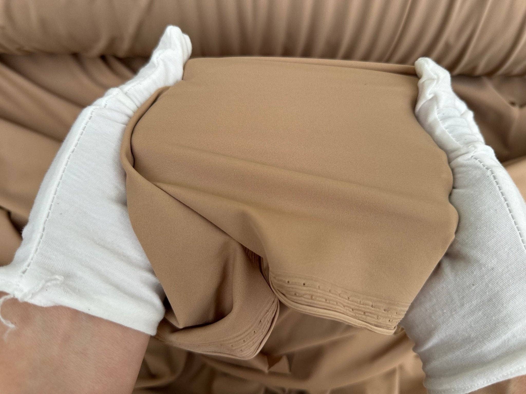 GalaTextile – Großhandel Stoff – Mattes, nudefarbenes Nylon-Spandex-Gewebe, 4-Wege-Stretch von Yard, für Bademode, Lycra-Gewebe, Sportbekleidung, Sportbekleidung, Sportbekleidung, Unterwäsche, Brautstoff9