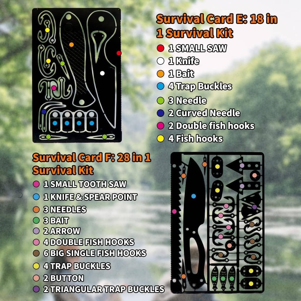 VIGOR - Wholesale Handy Tool - Multitool Card Emergency Camping Tool EDC Kit in Your Wallet3