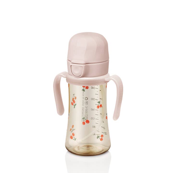 Grosmimi (zezebaebae) - Wholesale Drinking Glass/Cup - Kids & Baby - Grosmimi PPSU Straw Cup with Flip Top & Weight - 10oz (300ml