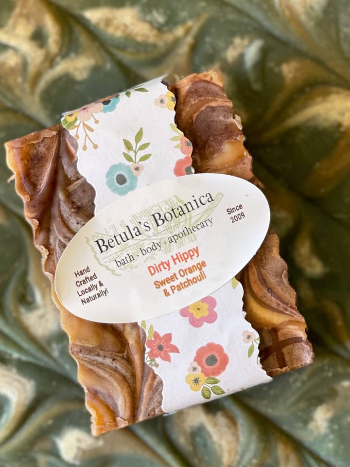Dirty Hippy Soap for wholesale by Betula's Botanica ~ Bath, Body & Apothecary