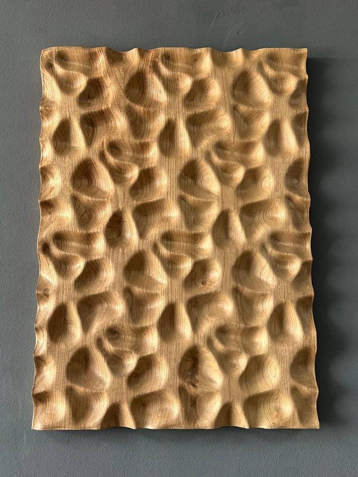 FIORE – Hand-Carved 3D Wood Wall Art – Wall Panel & Decor for wholesale by Leone Wood