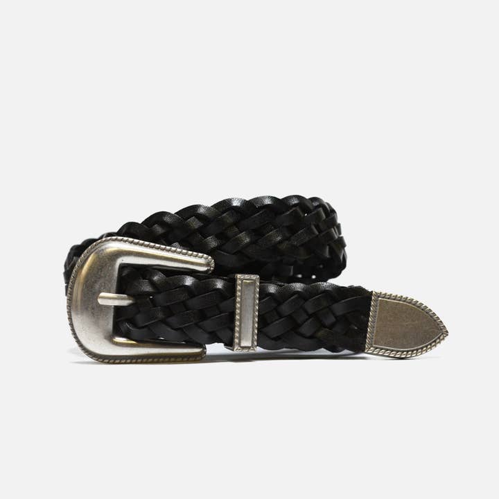 Curated Basics - Vente Ceinture – unisexe - Ceinture tressée Western