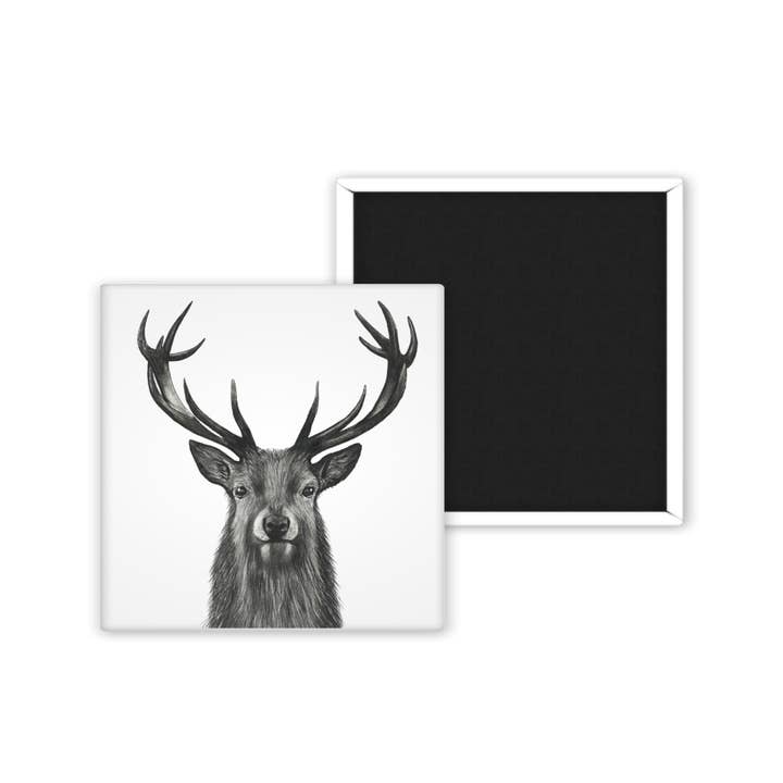 Libra Fine Arts – wholesale Magnet – Stag Wildlife Fridge Magnet