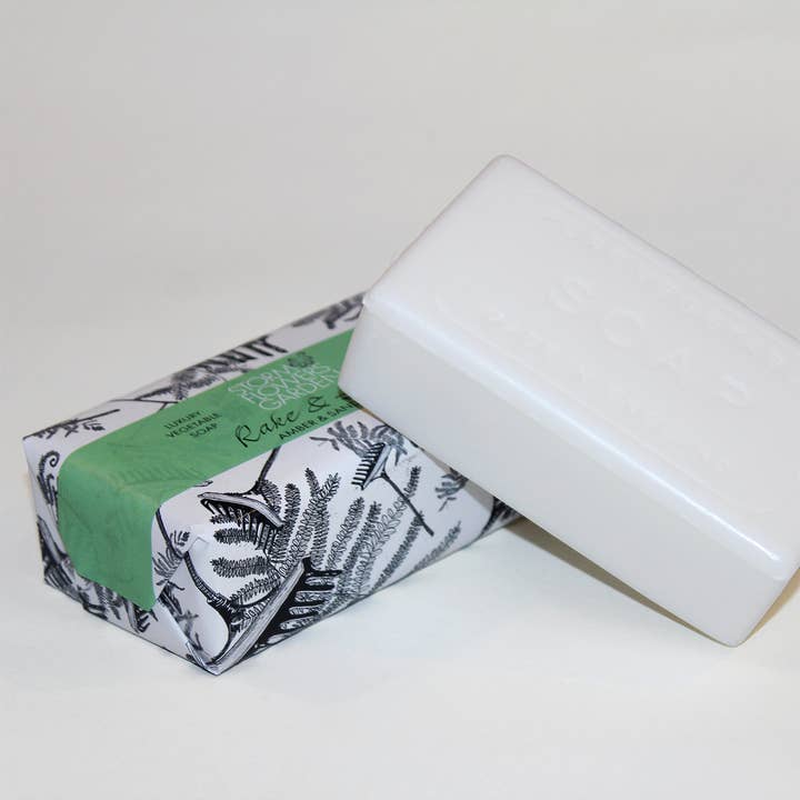 Storm Flowers Garden – wholesale Bar Soap – Rake & Lather | Amber & Sandalwood Soap Bar 190g1