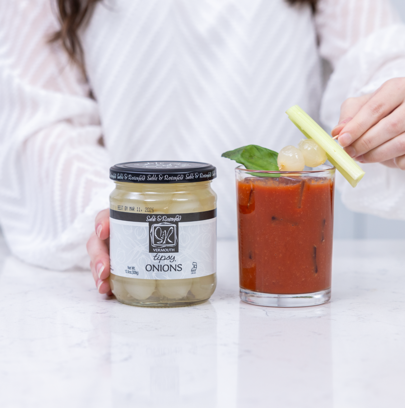 Sable and Rosenfeld est.1970 - Vente Légumes marinés - Oignons Tipsy Sable & Rosenfeld 10,9 oz/61