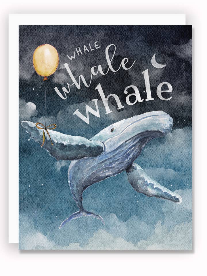 Whale, whale, whale... Birthday Card for wholesale by Lizzy & Grace