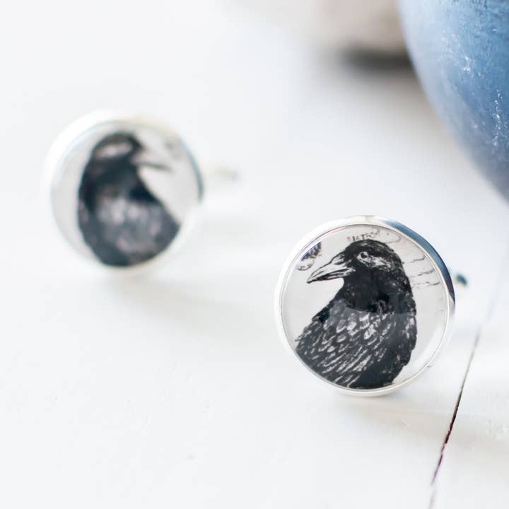Raven Cufflinks for wholesale by Juju Treasures