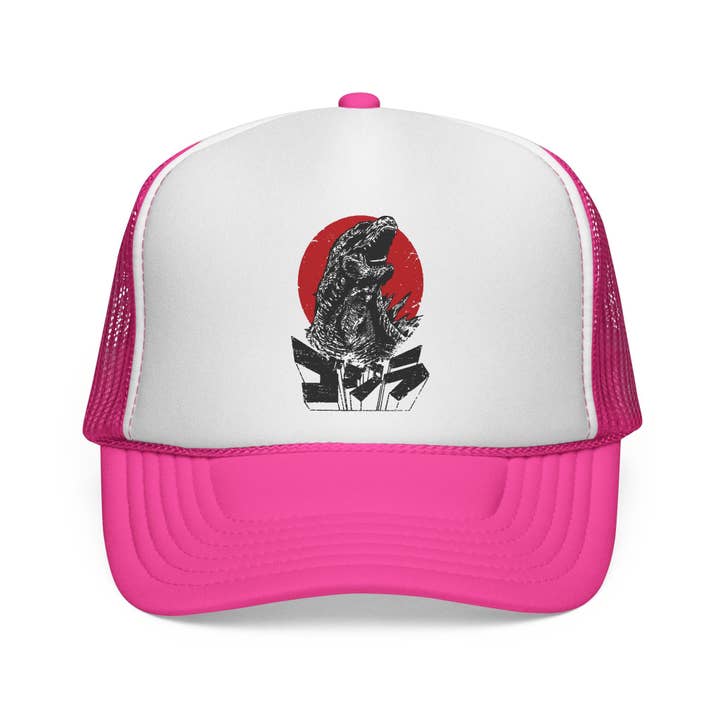 KILLER RETRO – Großhandel Trucker-Cap – Unisex – Vintage Kaiju Trucker-Kappen5