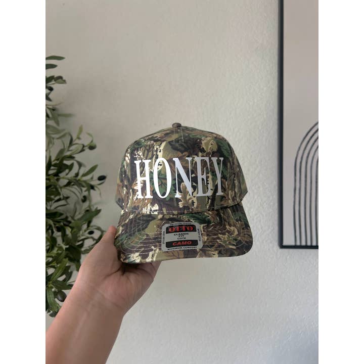 Tipsy Rodeo - Wholesale Baseball Cap - Women's - Honey Camo Hat1