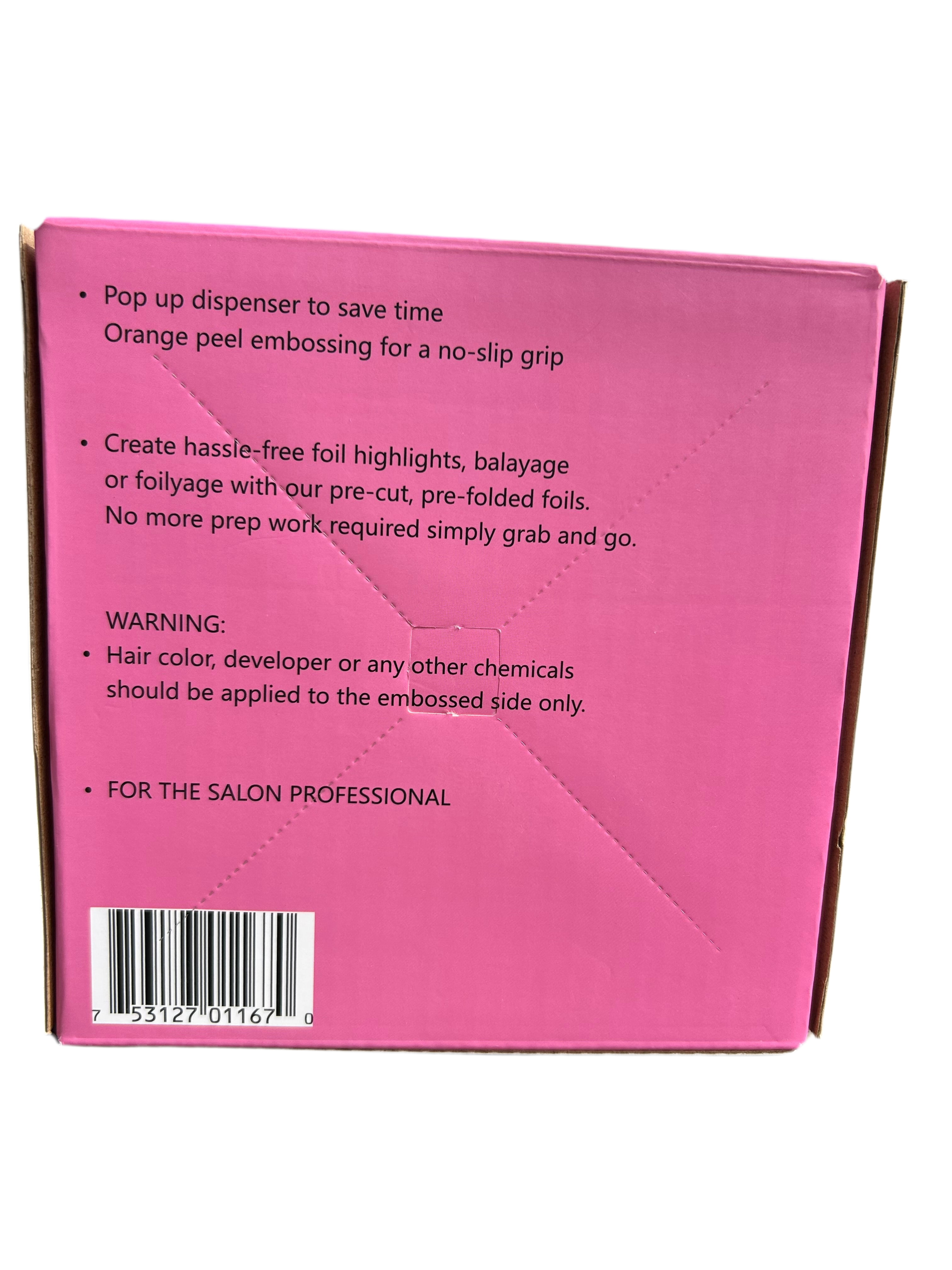 Beauty Stash - Wholesale Hair Dye - Salon Stash Embossed, Pre-Cut, Pop-up Hair Foils (500 Sheets)17