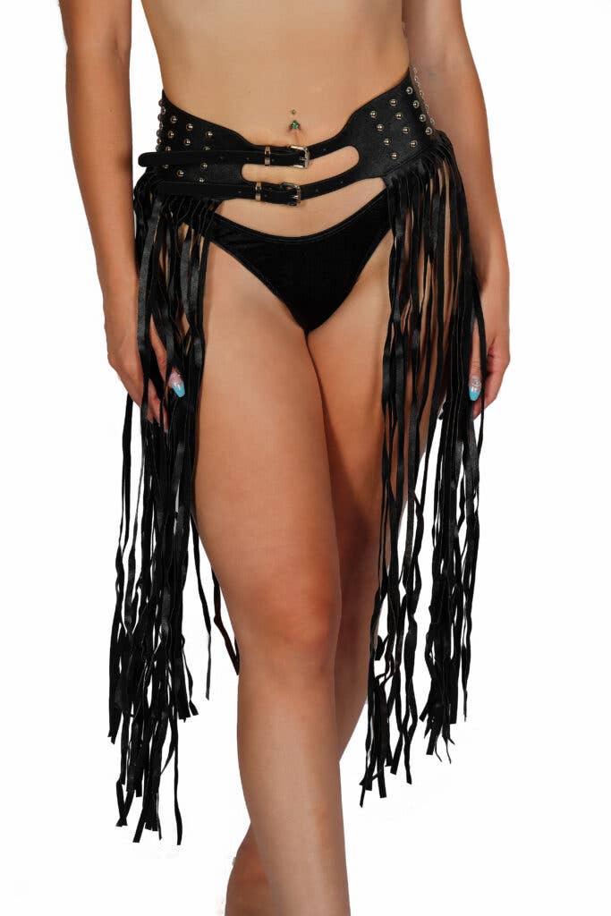 Western Fashion - Wholesale Belt - Women's - 14716 - Rave Belt - Black0