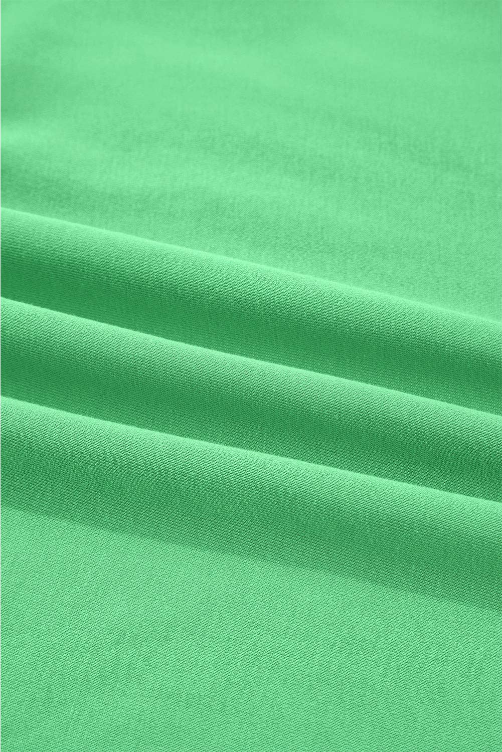 Bright Green Drop Shoulder Crop Pullover Drawstring Wide Leg Pants Set for wholesale on Faire5