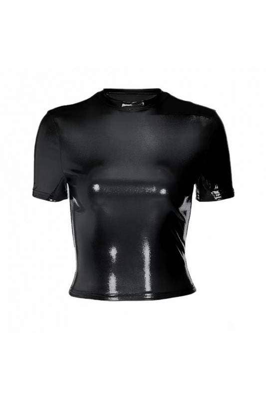 Queen Fashion - Wholesale Blouse - Women's - metallic fitted tee0