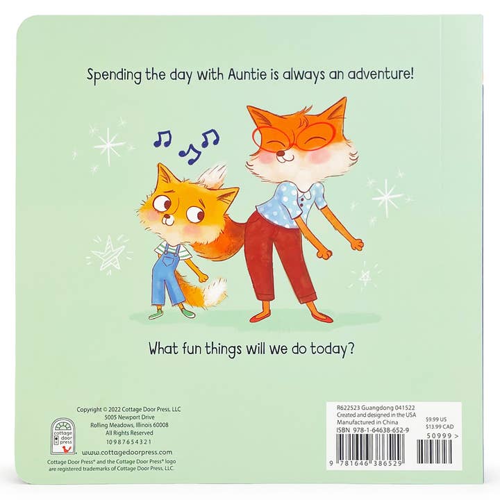 Cottage Door Press - Wholesale Book - Kids - Auntie and Me Keepsake Board Book