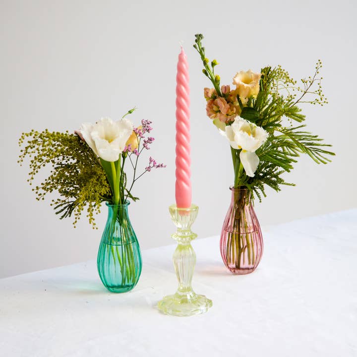 Talking Tables USA - Wholesale Vase - Plum Red Glass Bud Flower Vase | Home Décor |