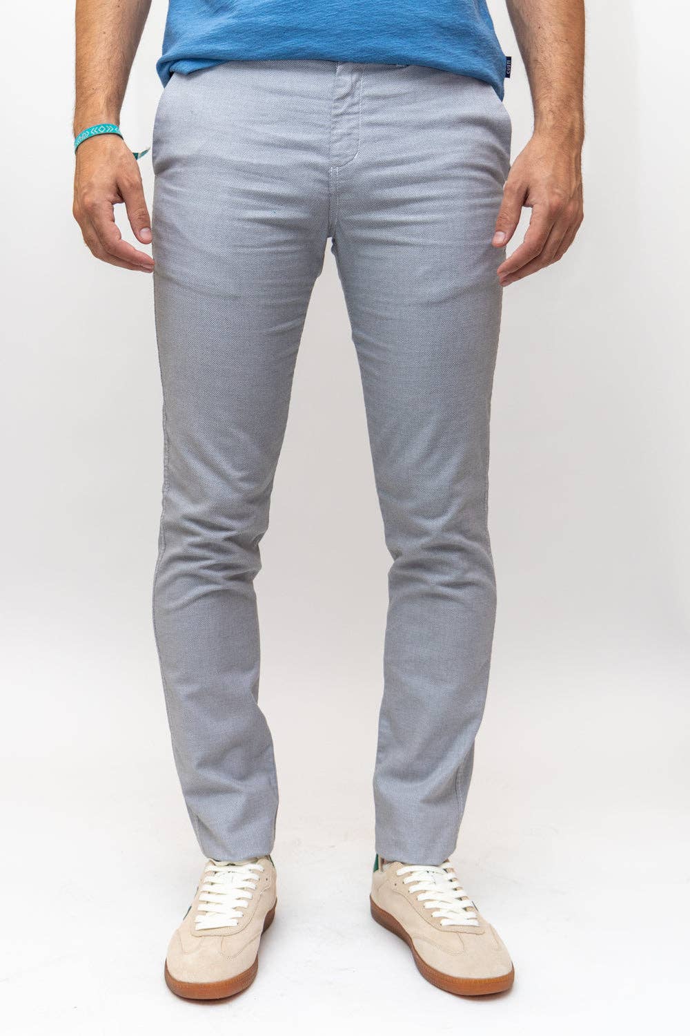 Custi Mikelo: Men's Clothing & Christmas Gifts - Wholesale Pants - Men's - White Patterned Chino Pants | Manzanares3