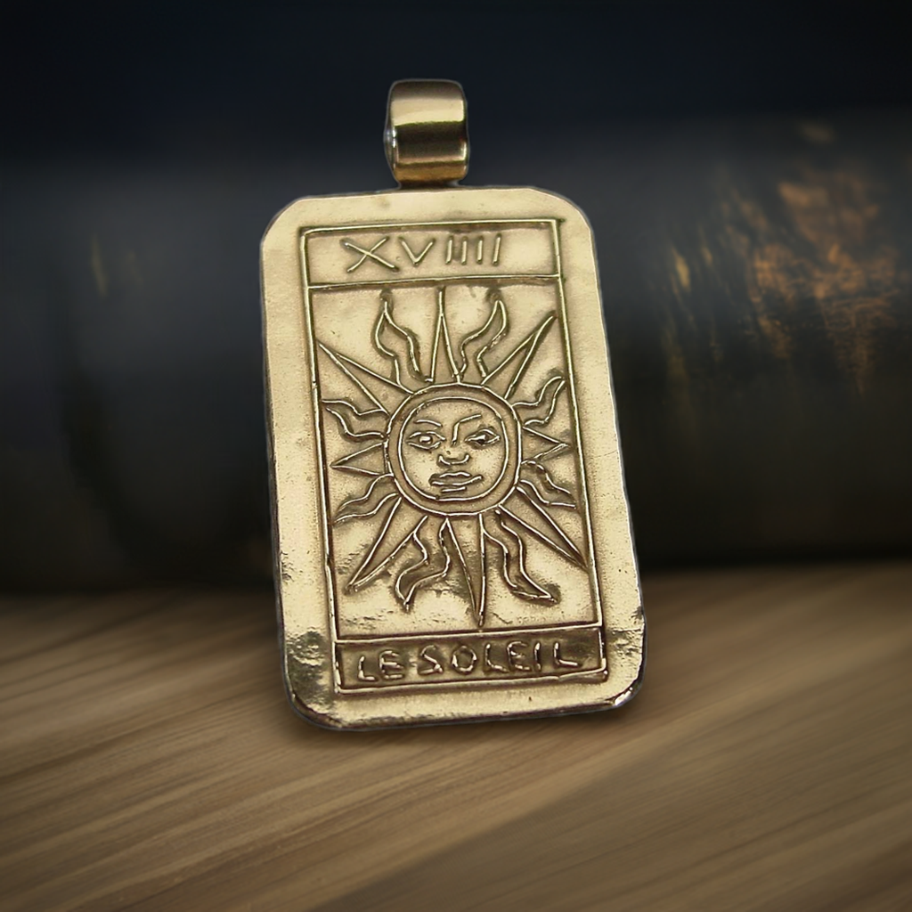 Vis a Vis Jewelry – wholesale Individuell berlock/hänge – Tarot-kort hänge ~ Solen1