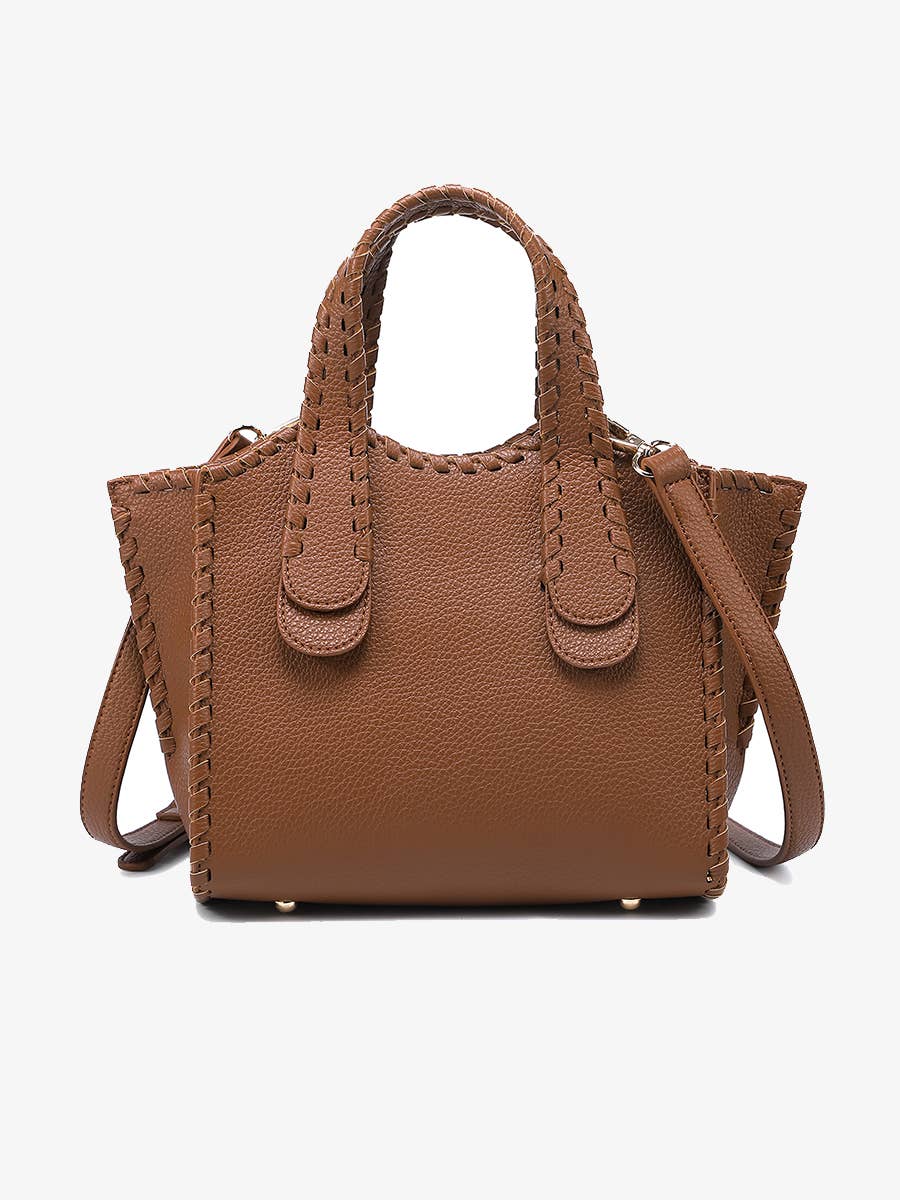 Jen & Co. - Wholesale Satchel - Women's - M2683 Marla Whipstitch Shaped Satchel4