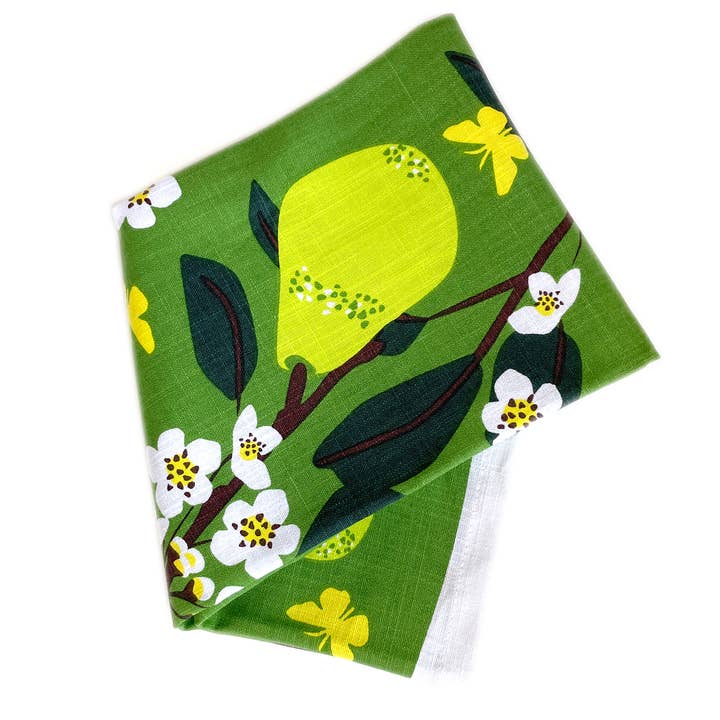 Pear Tea Towel for wholesale by Elizabeth Grubaugh