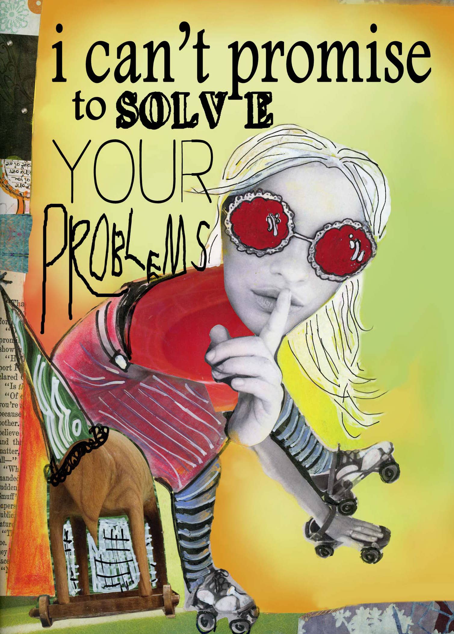 Erin Smith Art – wholesale Everyday greeting card – G148 Solve Problems Greeting Card1