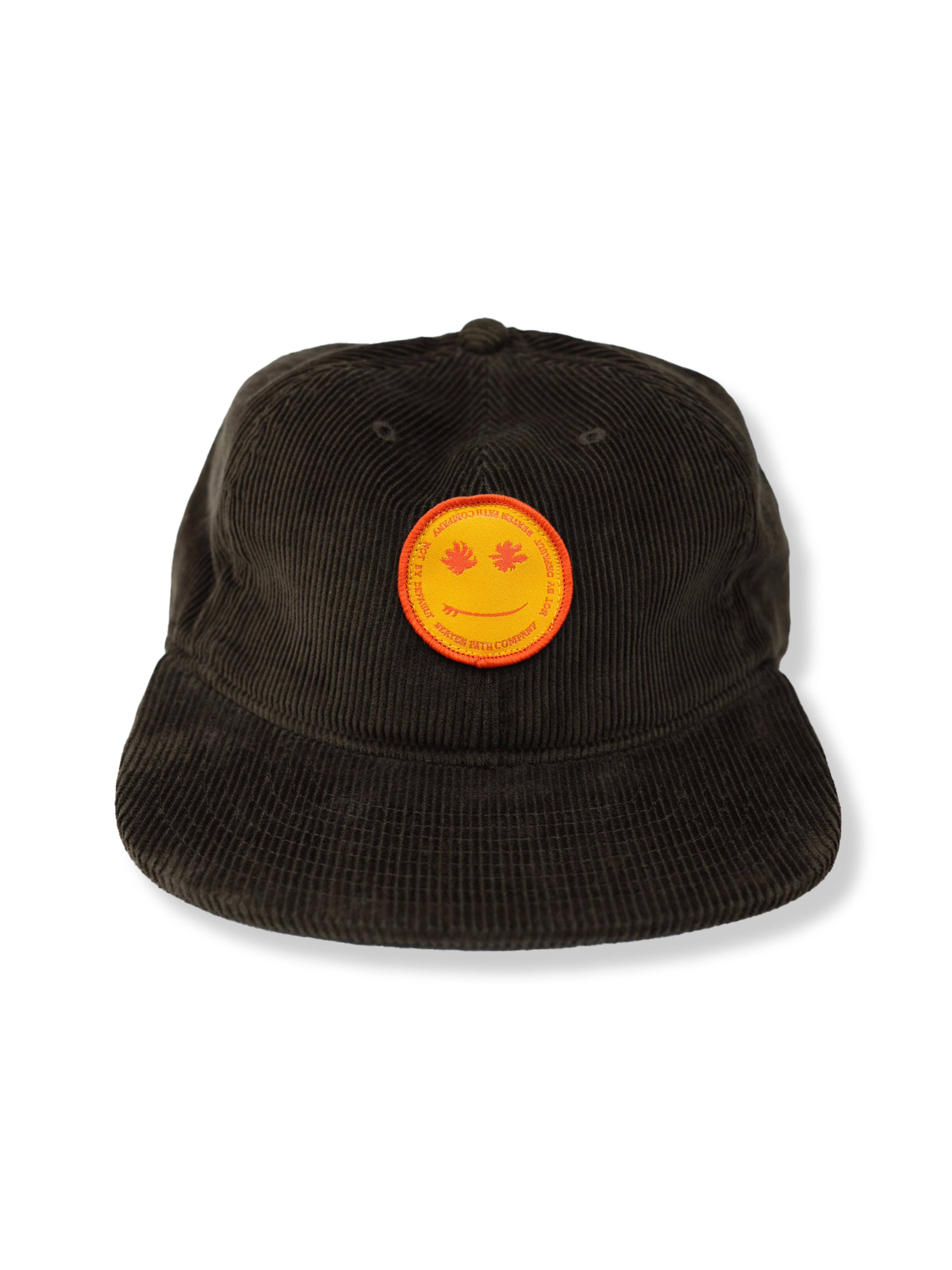 Beaten Path Co - Wholesale Baseball Cap - Unisex - BROWN CORDUROY SMILE HAT