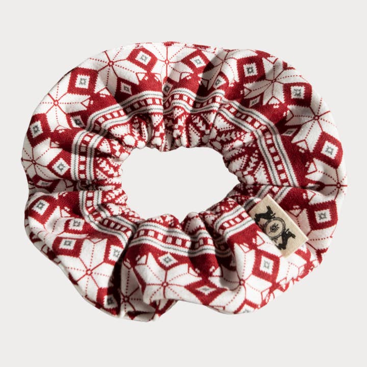 Large Noel Scrunchie for wholesale by Black Bunny skincare