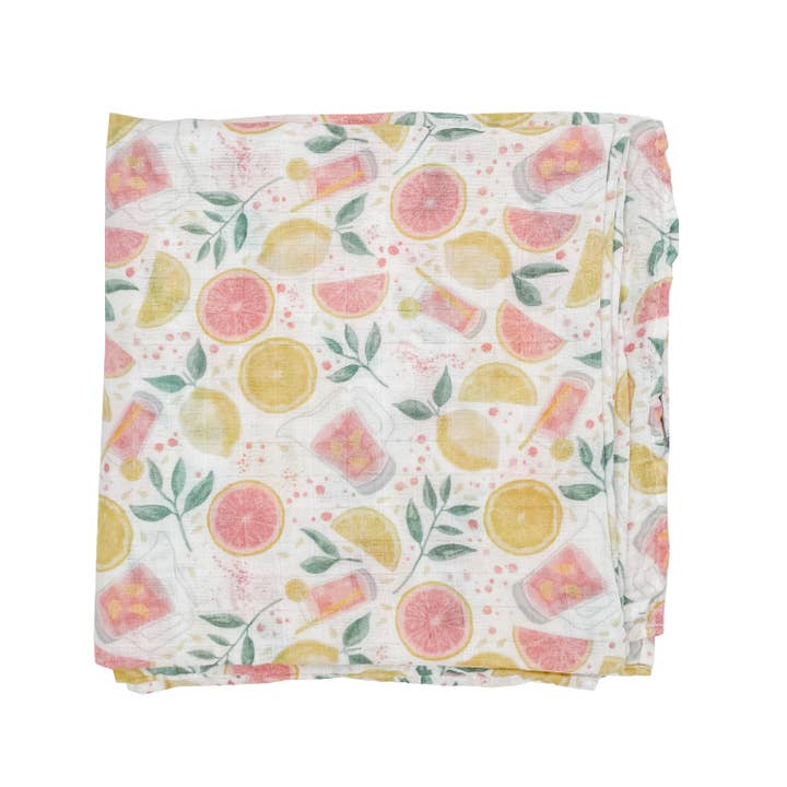Rosa Lemonade Muslin Swaddle för wholesale av Florida Kid Co.