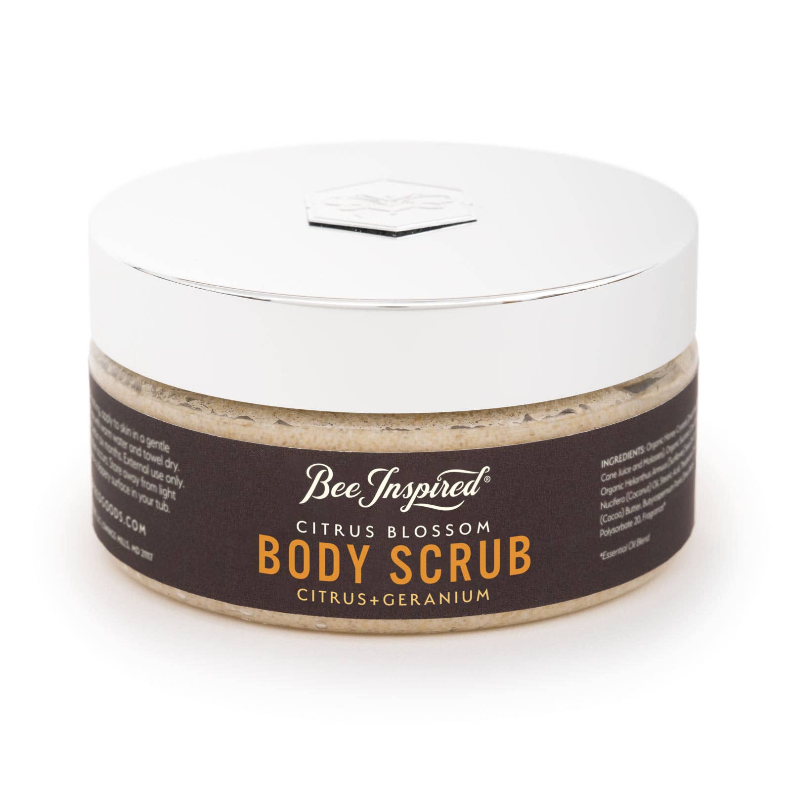 Bee Inspired - Wholesale Body Scrub/Exfoliant - Citrus Blossom Body Scrub | 8oz Citrus Geranium Body Scrub10