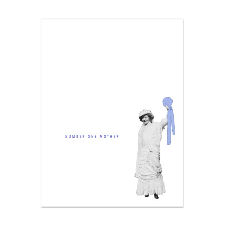 Woman With Ribbon Number One Mother Card for wholesale by Embued Photophiles